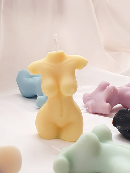 Female Torso Candle Handmade Soy Wax Candle