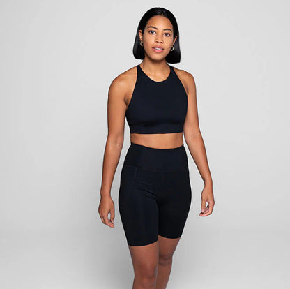 Pocket High-Rise Bike Shorts Girlfriend Collective