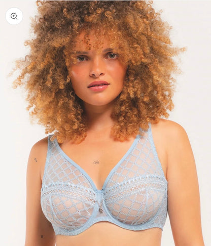 Louisa Bracq Paco Wireless Bralette | Ice Blue