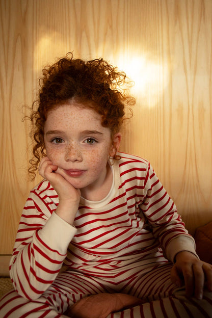 Sleepy Doe - KIDS CLASSIC SET | RED & OATMEAL BRETON