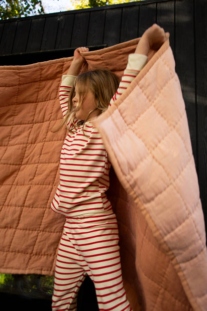 Sleepy Doe - KIDS CLASSIC SET | RED & OATMEAL BRETON