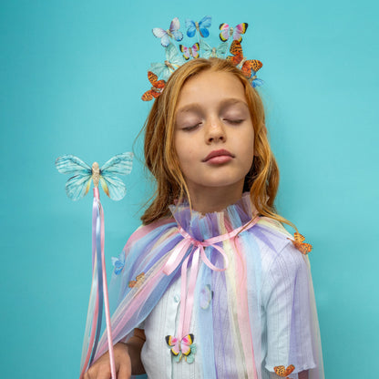 Butterfly Cape | Mimi and Lula | Multi Pastel Colour