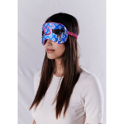 Jessica Russell Flint - Silk Eye Mask / "O for Ostrich