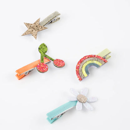 Meri Meri Set of 8  Icons Hair Clips