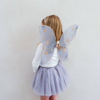 Mimi & Lula Starry Night Fairy Wings Grey | Children’s Dress Up Wings