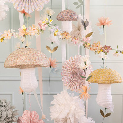 Meri Meri X Liberty Mushroom Lanterns (set of 3)