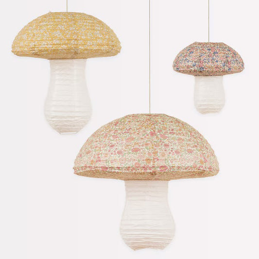 Meri Meri X Liberty Mushroom Lanterns (set of 3)