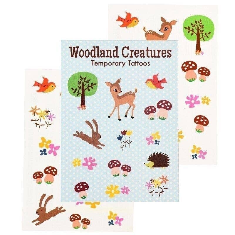 Rex London UK - Temporary Tattoos - Woodland Creatures