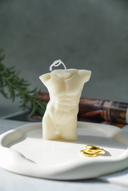 Naked Male Torso Candle