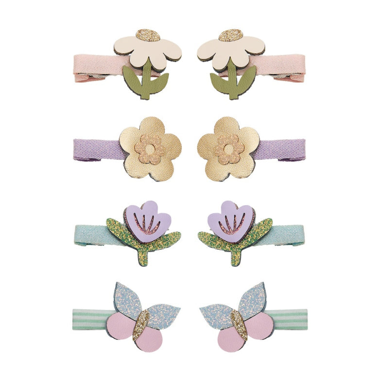 Mimi & Lula Flower Garden Hair Clips Set | Children’s Floral Hair Accessor