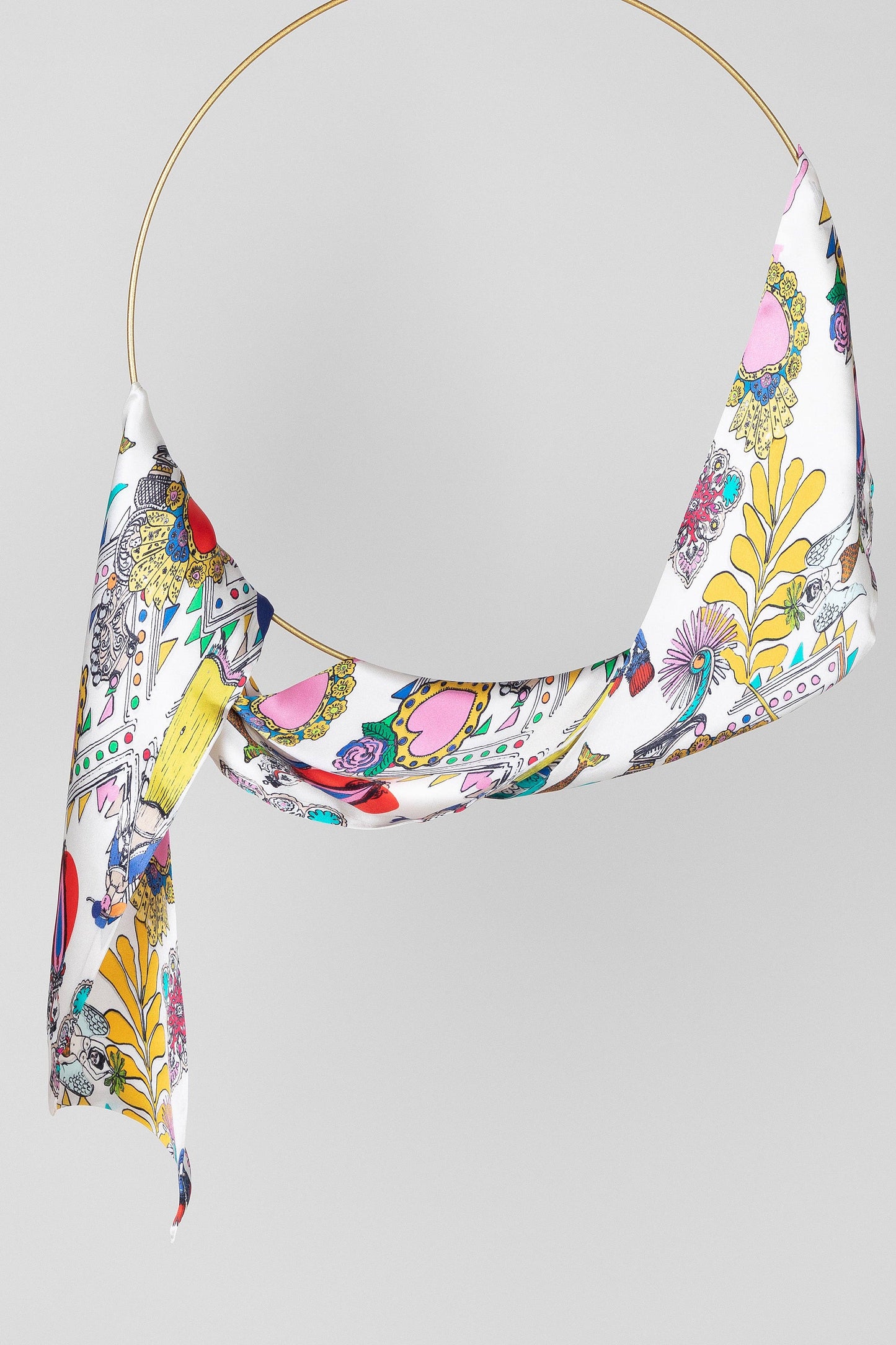 Jessica Russell Flint - Skinny Scarf / "Texicana"