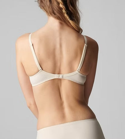 Simone Pérèle Saga Full-Coverage Plunge Bra in Topaz Beige | 36C