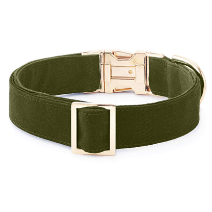 The Foggy Dog - Olive Dog Collar