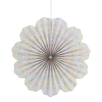Meri Meri x Liberty Paper Pinwheel Decorations (Set of 6) | Liberty Party Decorations