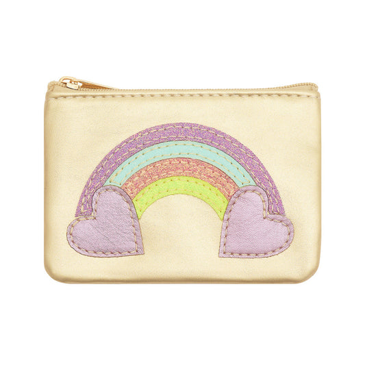 Mimi & Lula Rainbow Zip Purse | Kids Rainbow Coin Pouch