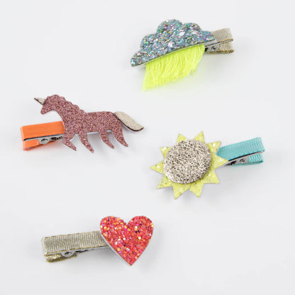Meri Meri Set of 8  Icons Hair Clips