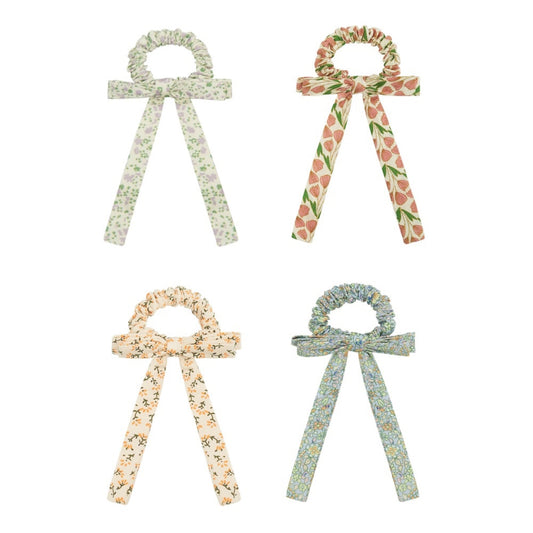 Mimi & Lula Floral Mini Bow Scrunchies | Children’s Hair Accessories