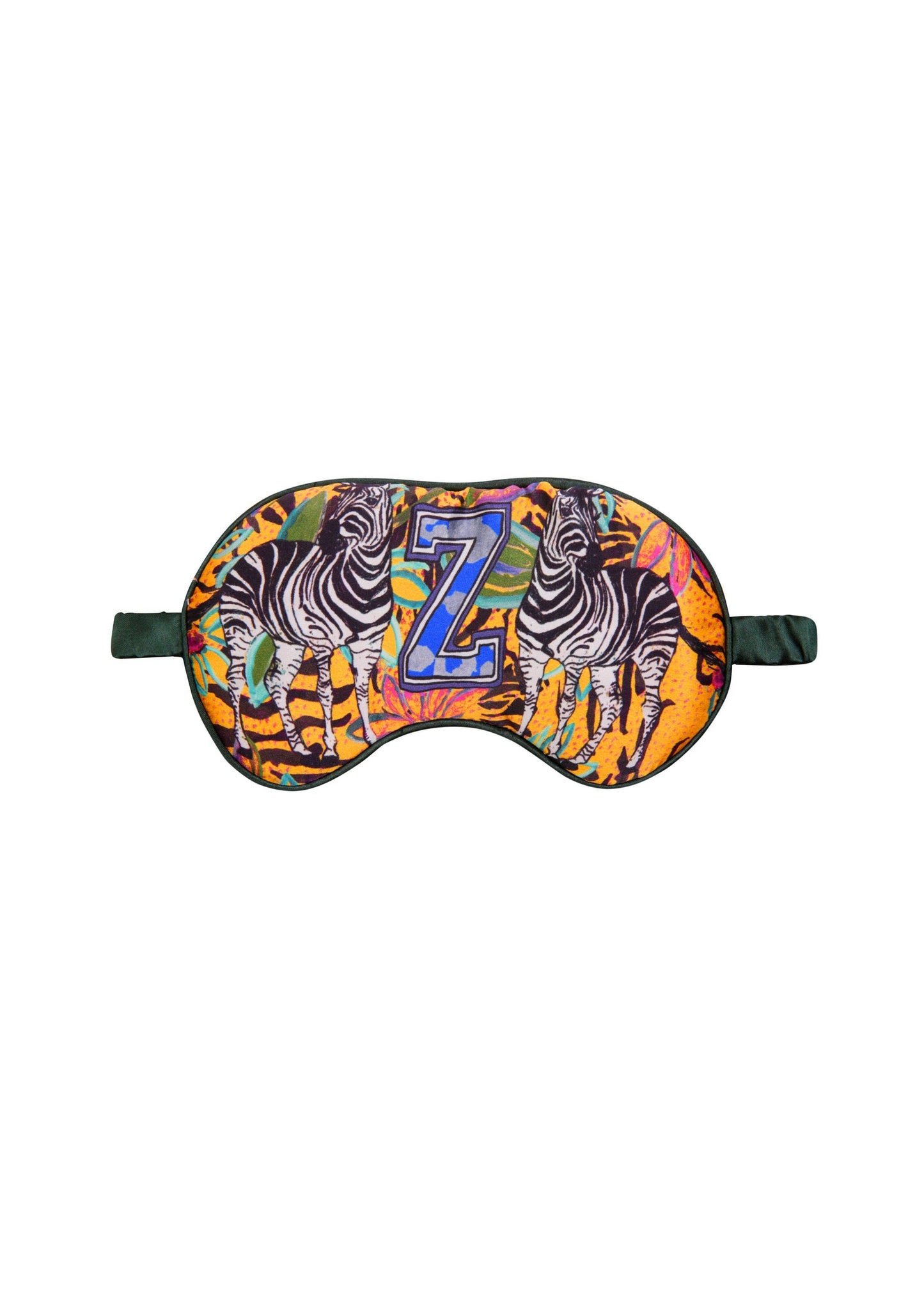 Jessica Russell Flint - Silk Eye Mask / "Z for Zebra"