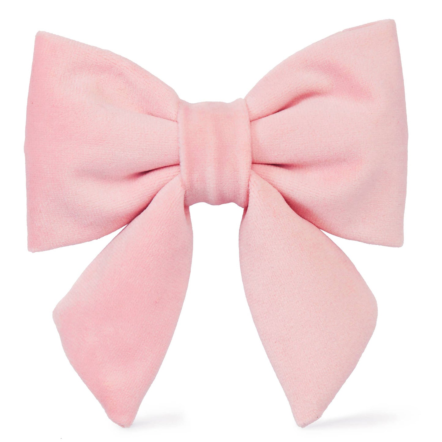 The Foggy Dog - Blush Pink Velvet Valentine's Day Lady Dog Bow