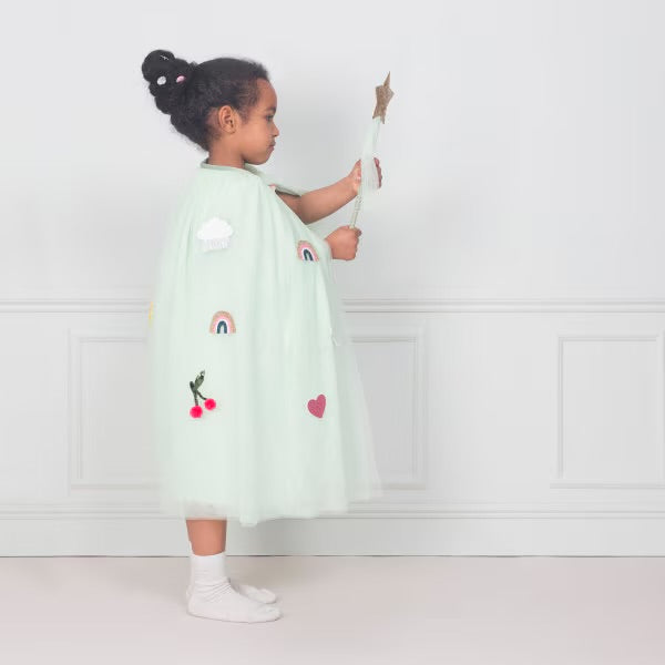 Meri Meri Icon Cape & Wand Dress Up Set | Magical Costume Set for Children