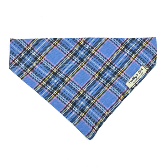 Barkley and Fetch - Blue Tartan Dog Bandana