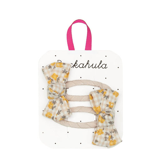 Rockahula Ditsy Twisty Bow Clips