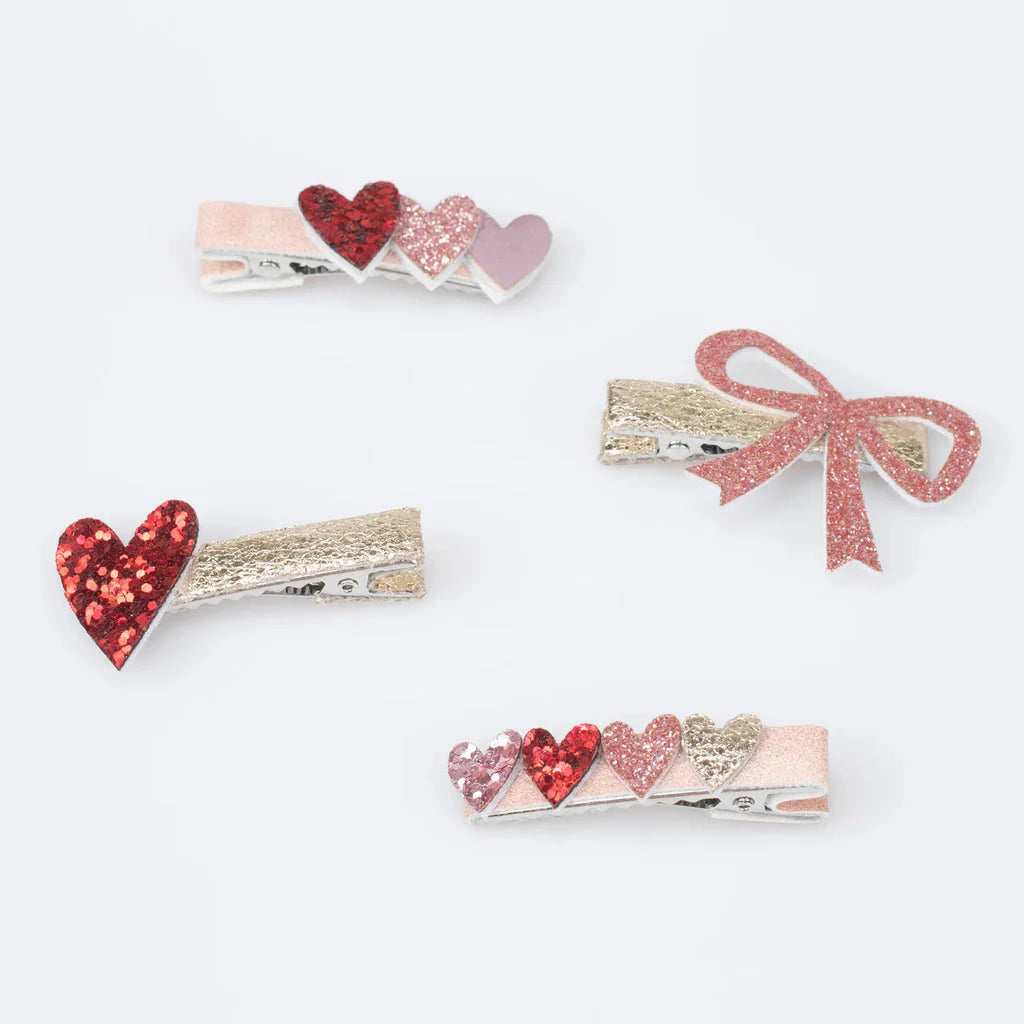 Meri Meri Heart Hair Clips