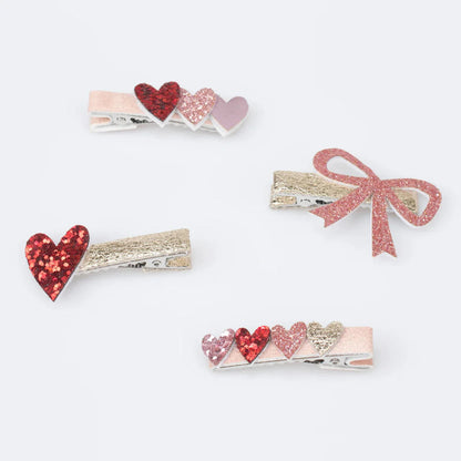 Meri Meri Heart Hair Clips