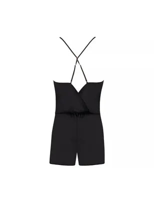 Lise Charmel Silk Romper in Noir