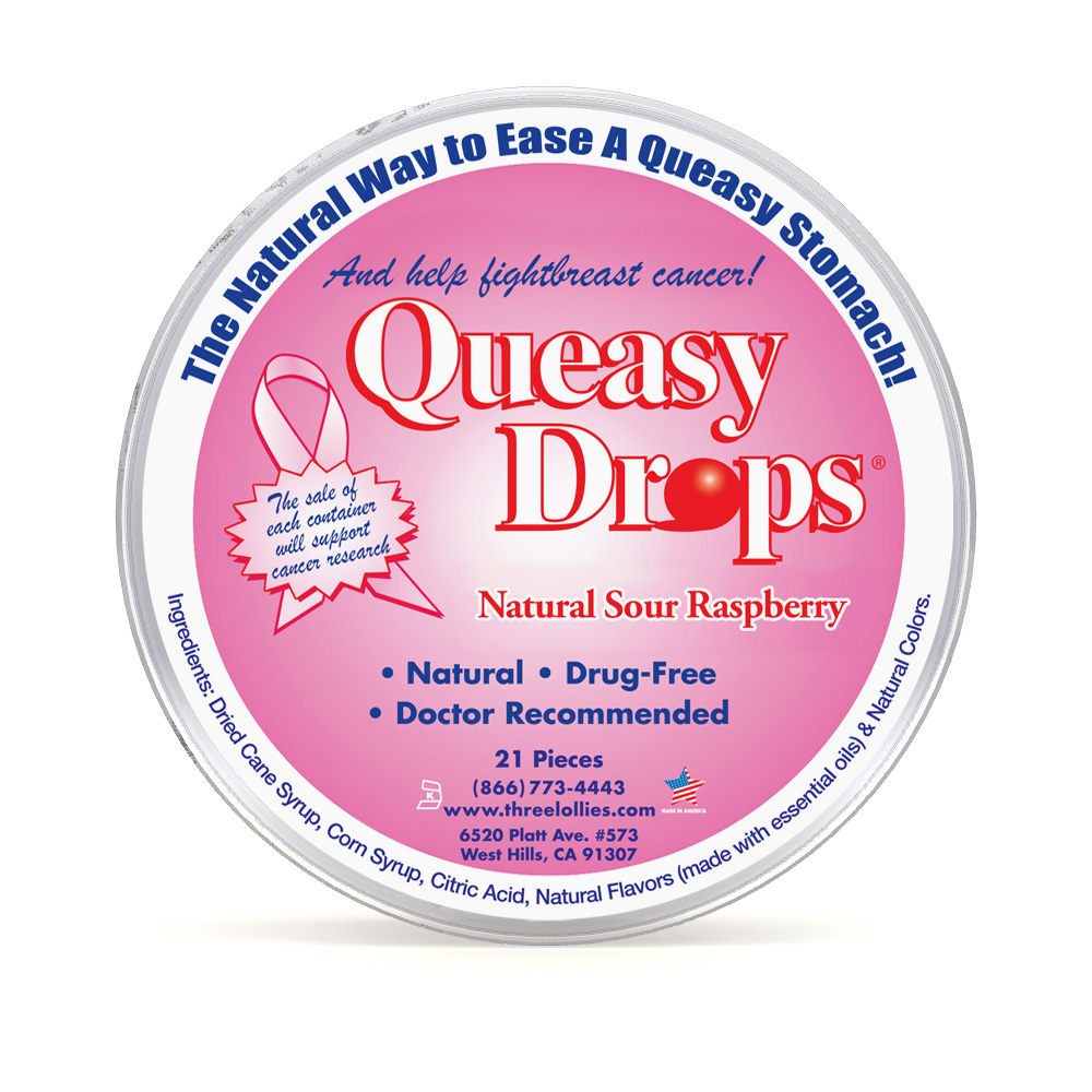 Preggie Pops & Queasy Pops - Queasy Drops Pink