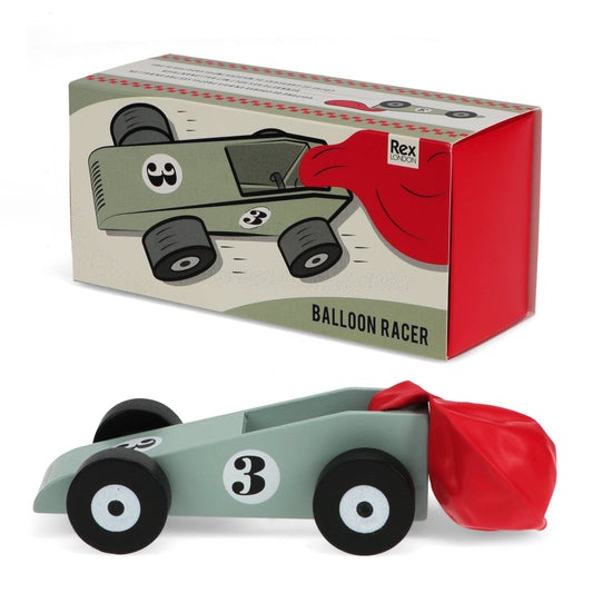 Rex Wooden balloon-powered racing car