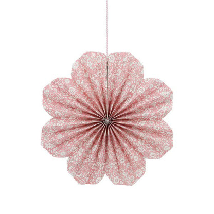 Meri Meri x Liberty Paper Pinwheel Decorations (Set of 6) | Liberty Party Decorations