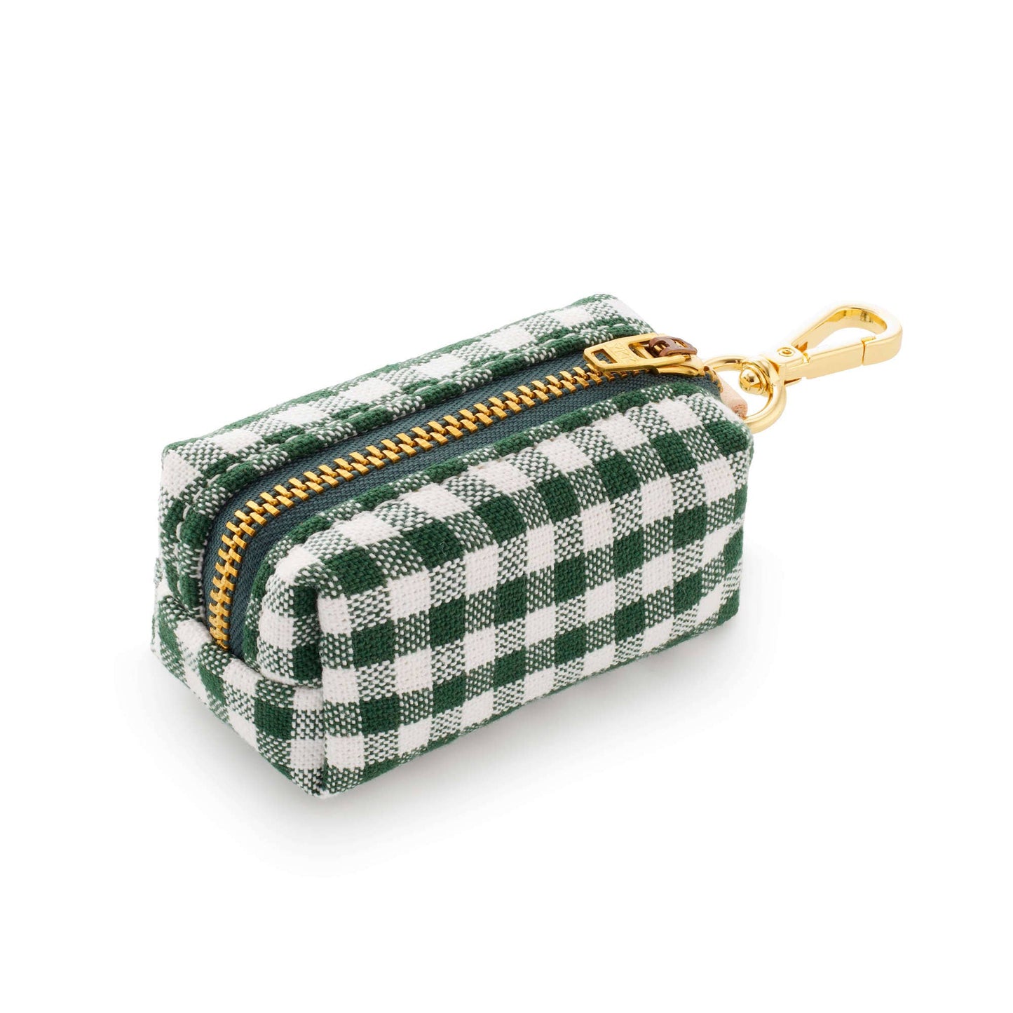 The Foggy Dog - Evergreen Gingham Waste Bag Holder