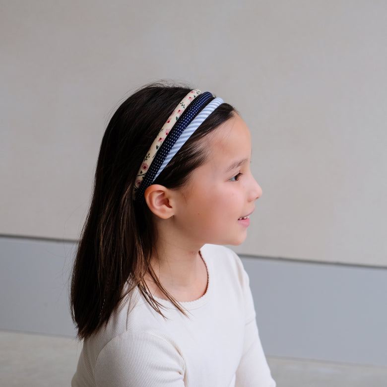 Mimi & Lula Mon Cheri Alice Band Pack | Floral & Stripe Headbands for Children