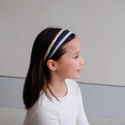 Mimi & Lula Mon Cheri Alice Band Pack | Floral & Stripe Headbands for Children