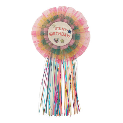Mimi & Lula “It’s My Birthday” Diva Rosette Badge | Kids Birthday Accessory