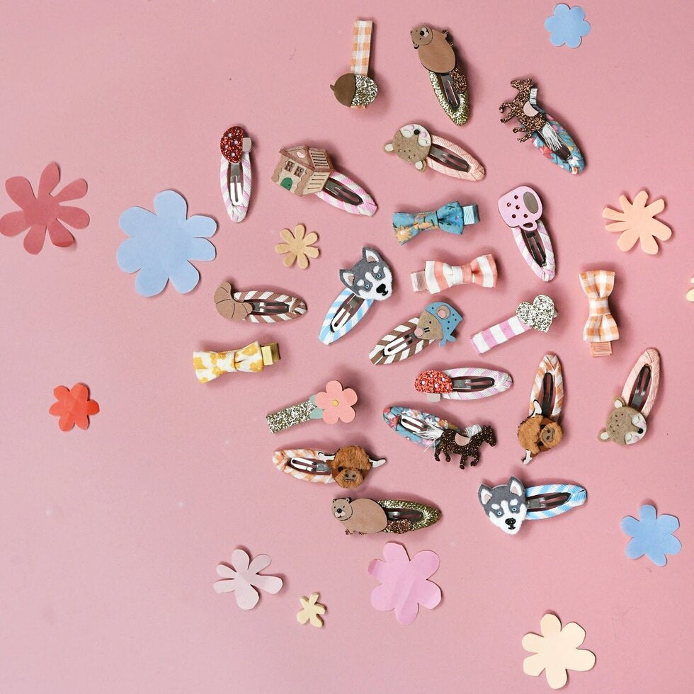 Rockahula Heidi Floral Mini Bow Clip Set