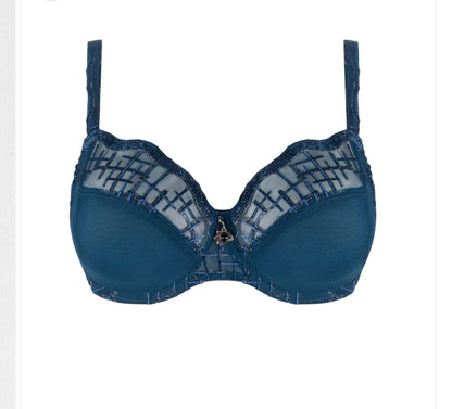 Louisa Bracq Matrix Wireless Longline Bra | Neon Botanica