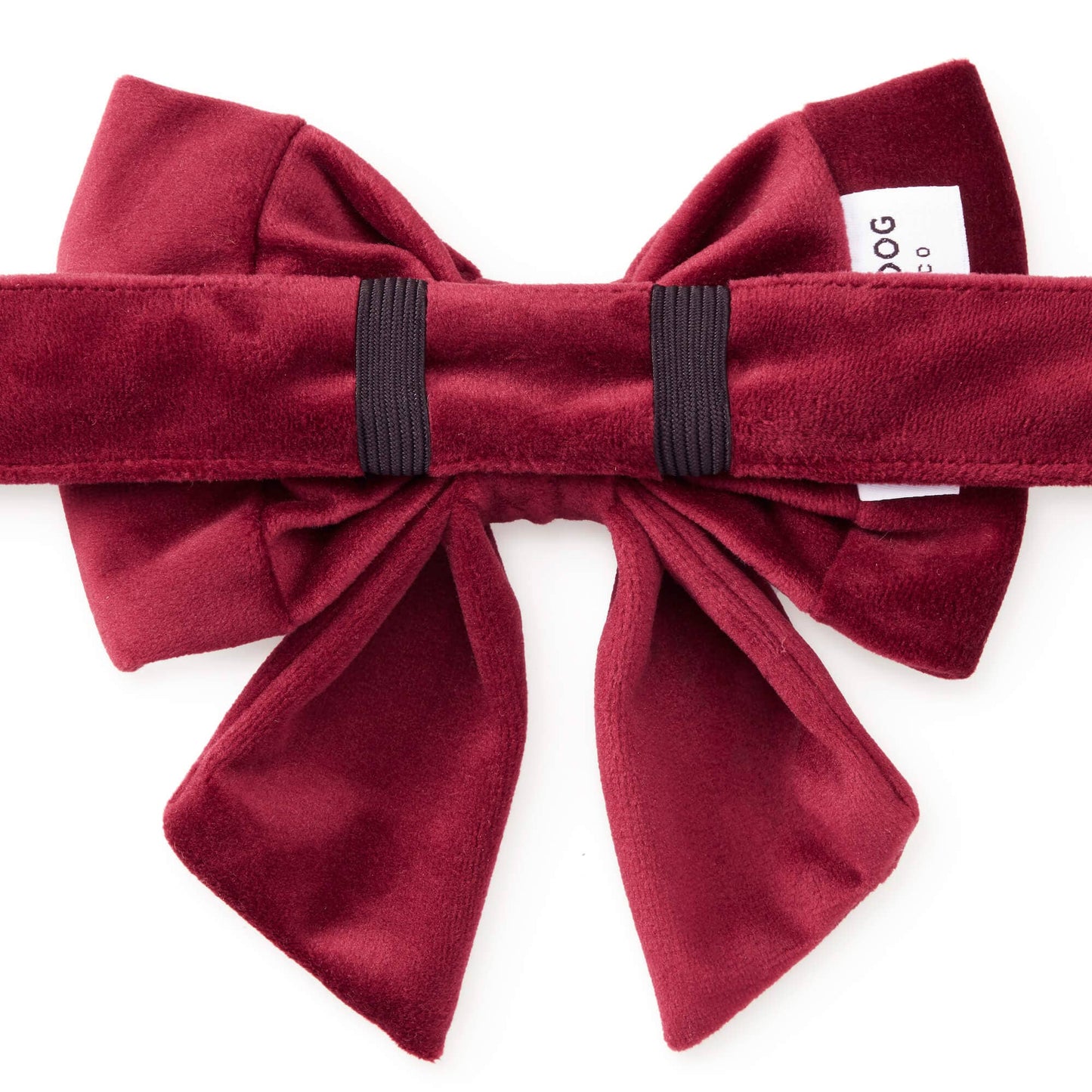 The Foggy Dog - Burgundy Velvet Valentine's Day Lady Dog Bow