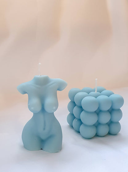 Female Torso Candle Handmade Soy Wax Candle
