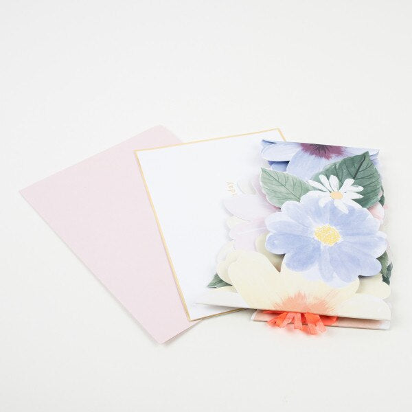 Meri Meri Flowers Birthday Card