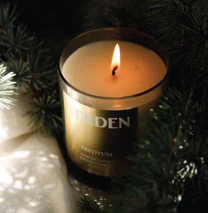 Verden - FESTIVUM SCENTED CANDLE, Made In the UK - 100% Vegan