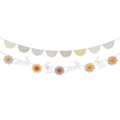 Meri Meri x Liberty Bunny & Floral Garland | Liberty Easter Party Decoration