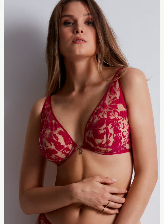 Aubade Wild Vibration Underwired Triangle Bra – Hot Pink