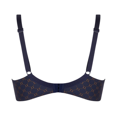 Antigel Bijou du Jour Fitting Demi-Cup Bra – Marine Bijou