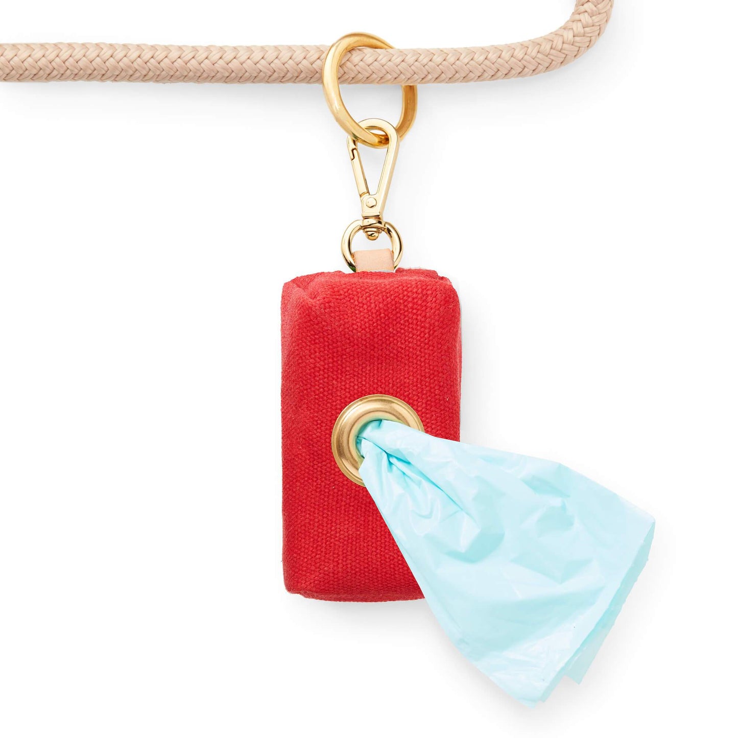 The Foggy Dog - Ruby Valentine's Day Waxed Canvas Poop Bag Dispenser