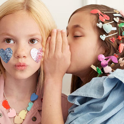 Meri Meri Felt Heart Hair Clips