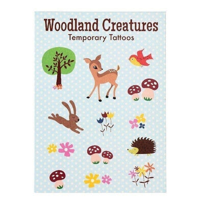 Rex London UK - Temporary Tattoos - Woodland Creatures