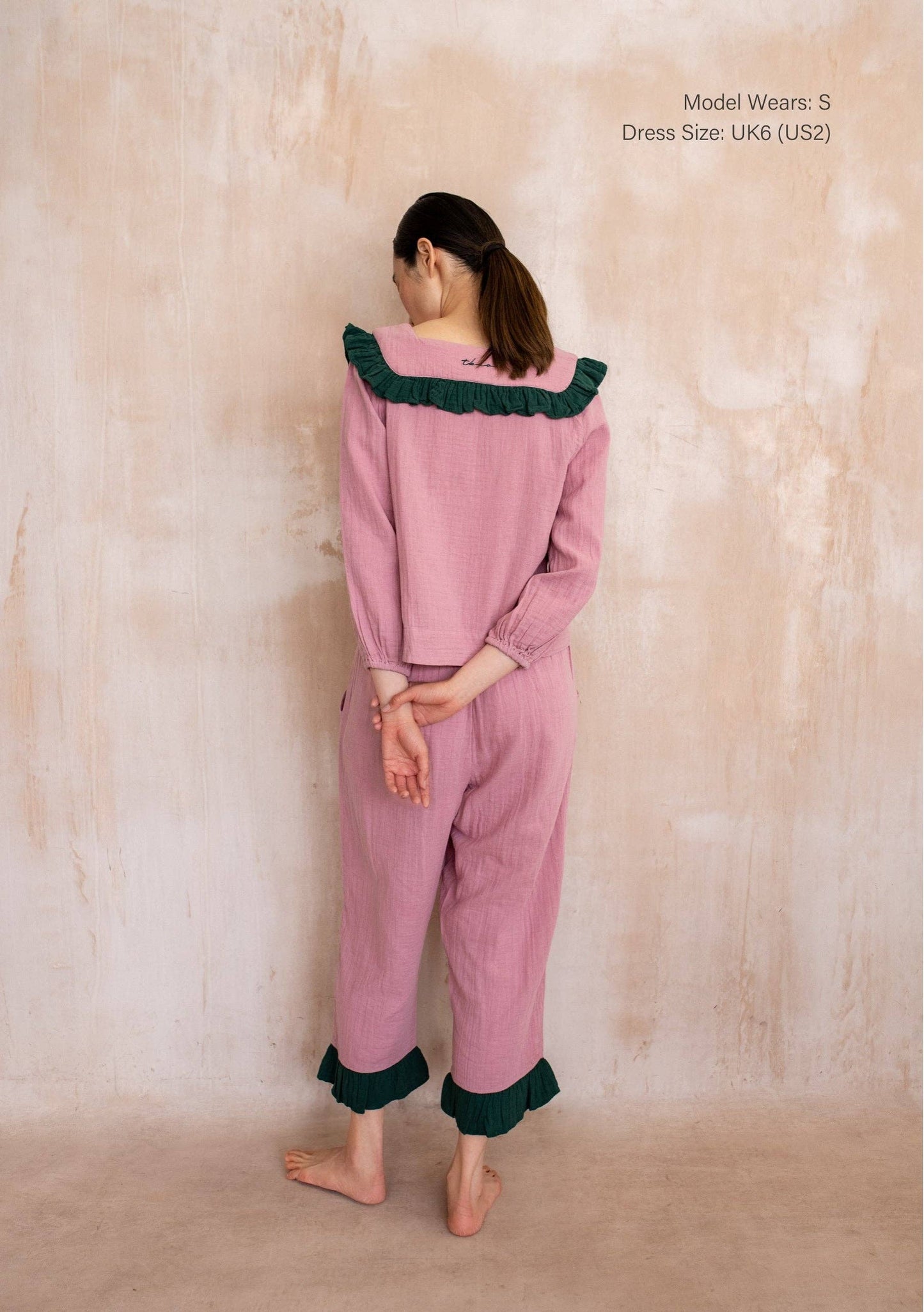 TBCo - Cotton Pyjamas in Pink Ruffle