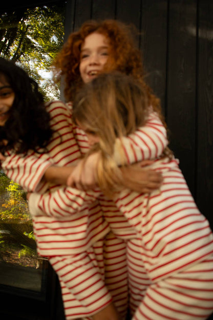 Sleepy Doe - KIDS CLASSIC SET | RED & OATMEAL BRETON